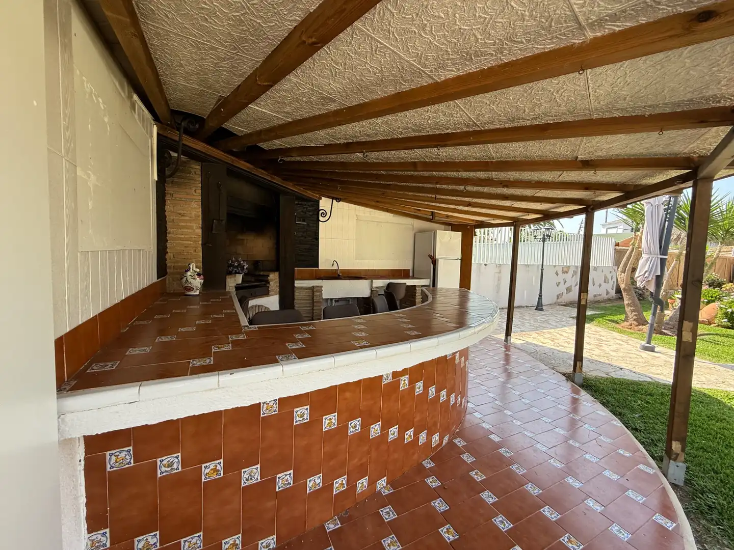 Terrace of Houses for rent in Dénia  with Air Conditioner, Heating and Private garden