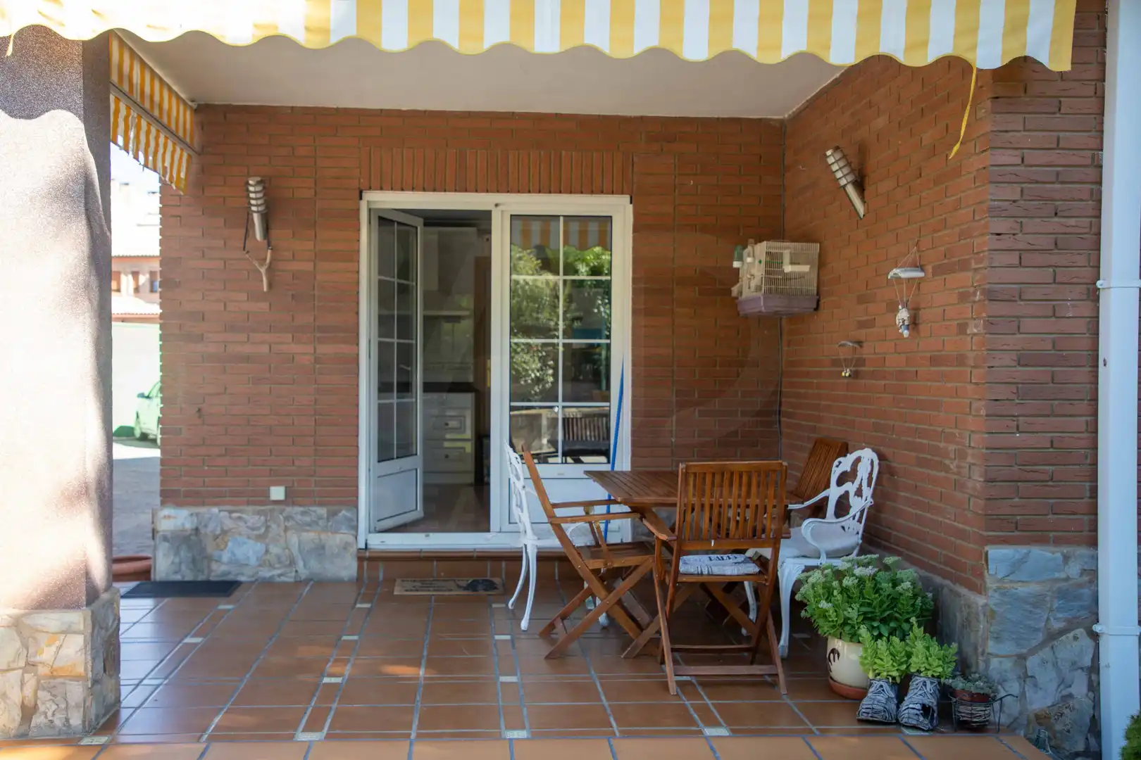 Terraza de Casa o chalet en venta en San Andrés del Rabanedo con Calefacción y Piscina