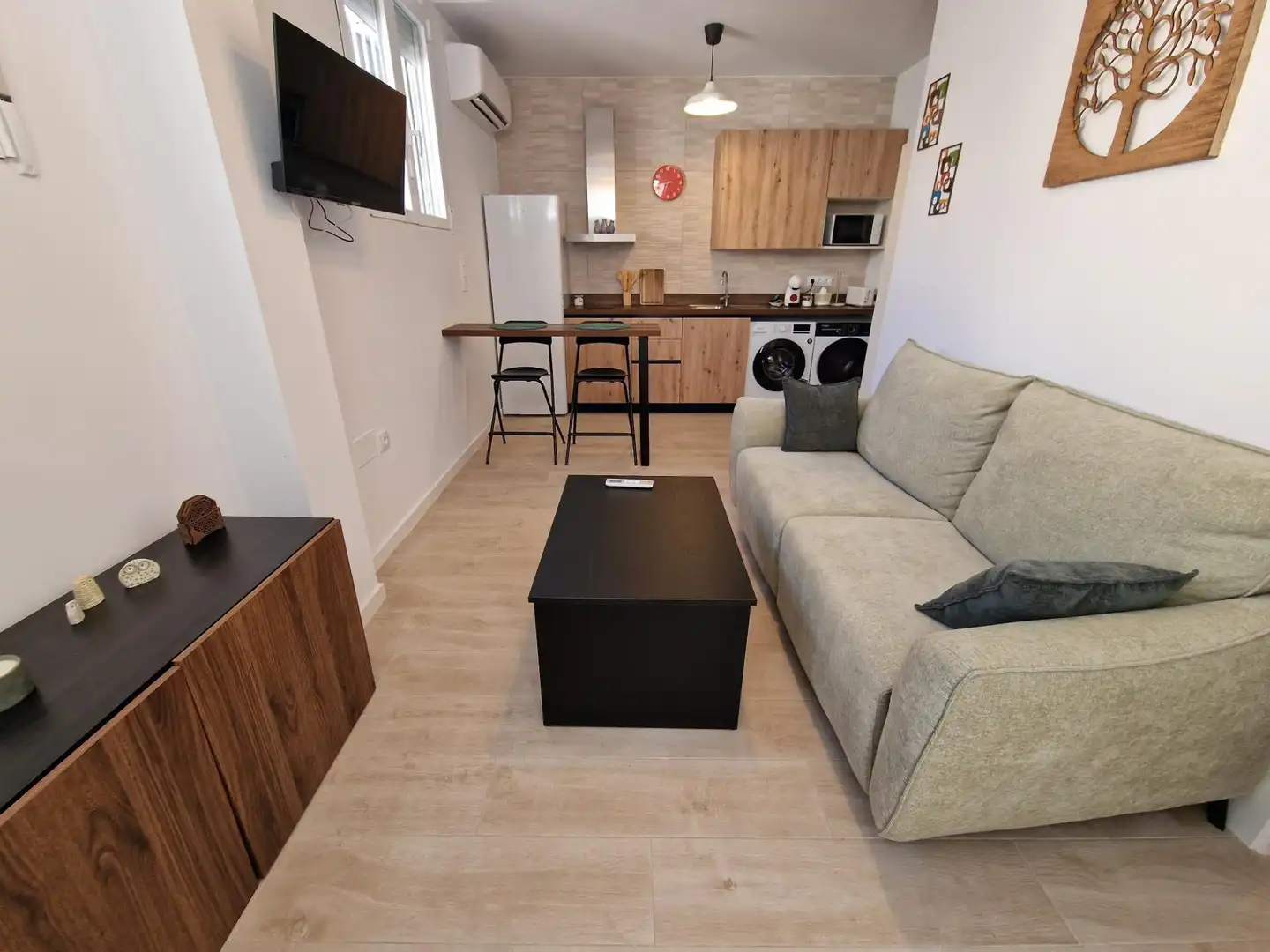Wohnzimmer von Erdgeschoss zur Miete in Águilas mit Klimaanlage, Möbliert und Alarm
