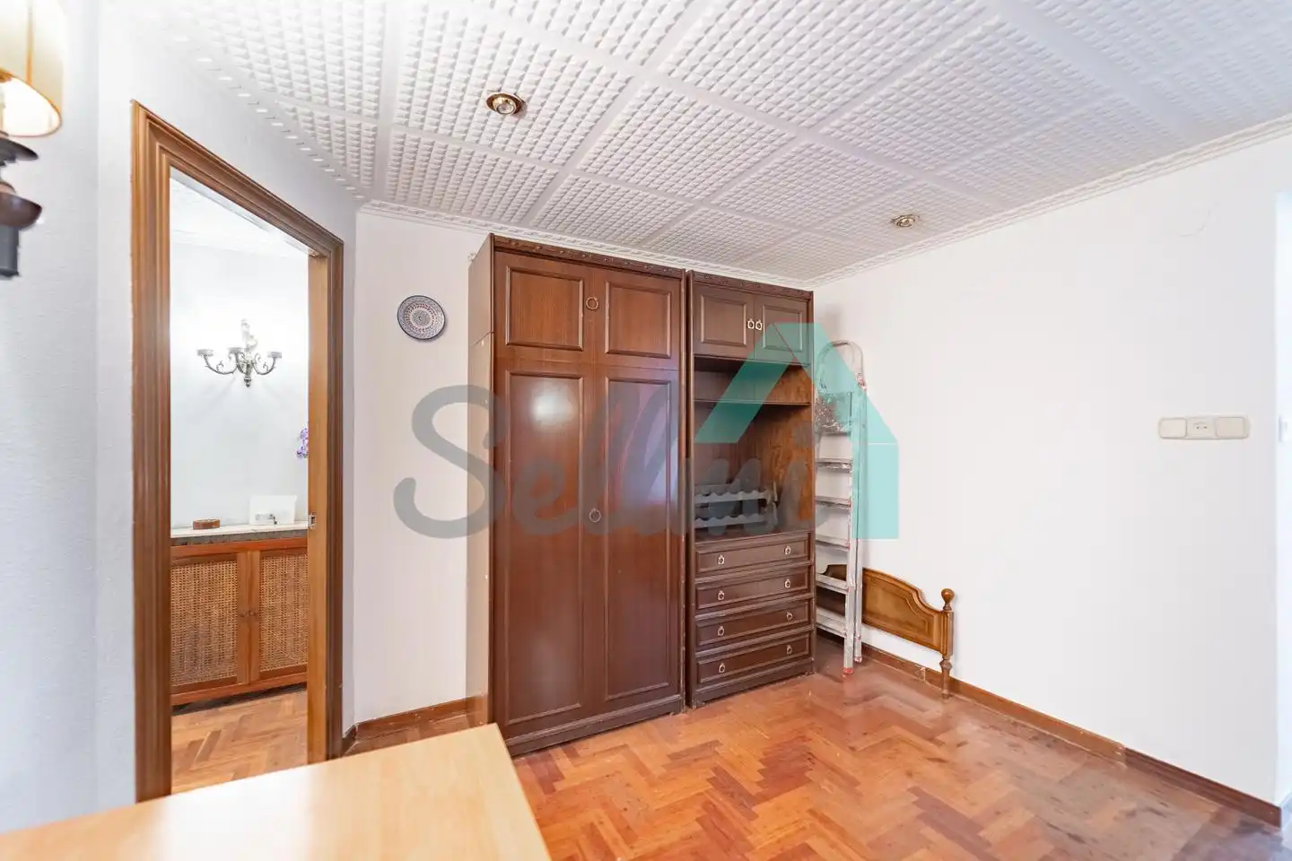 Bedroom of Flat for rent in Gijón   with Heating, Parquet flooring and Furnished