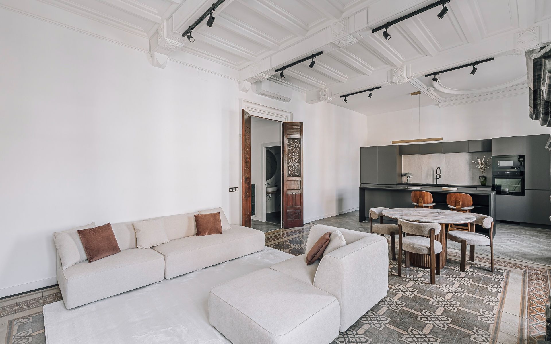 Living room of Flat for sale in Manresa  with Air Conditioner, Heating and Terrace