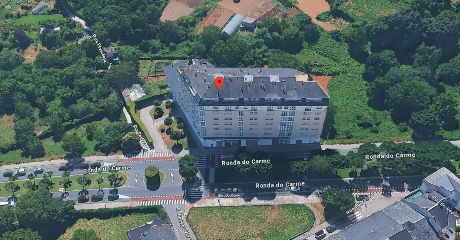 Vista exterior de Dúplex en venta en Lugo