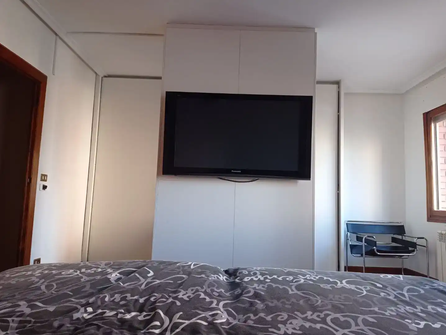 Schlafzimmer von Wohnung zur Miete in Calahorra mit Klimaanlage, Parkett und Möbliert