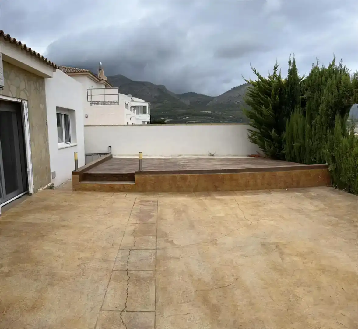 Terrassa de Casa o xalet en venda en Callosa d'en Sarrià amb Aire condicionat
