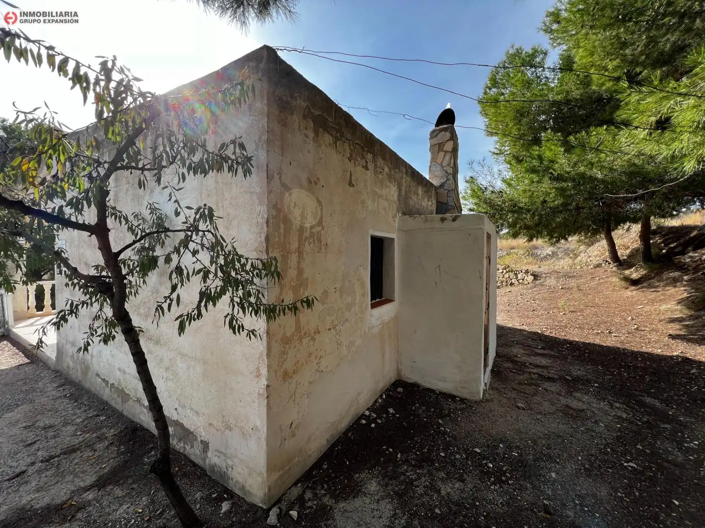 Vista exterior de Casa o chalet en venta en Aspe con Jardín privado, Trastero y Piscina