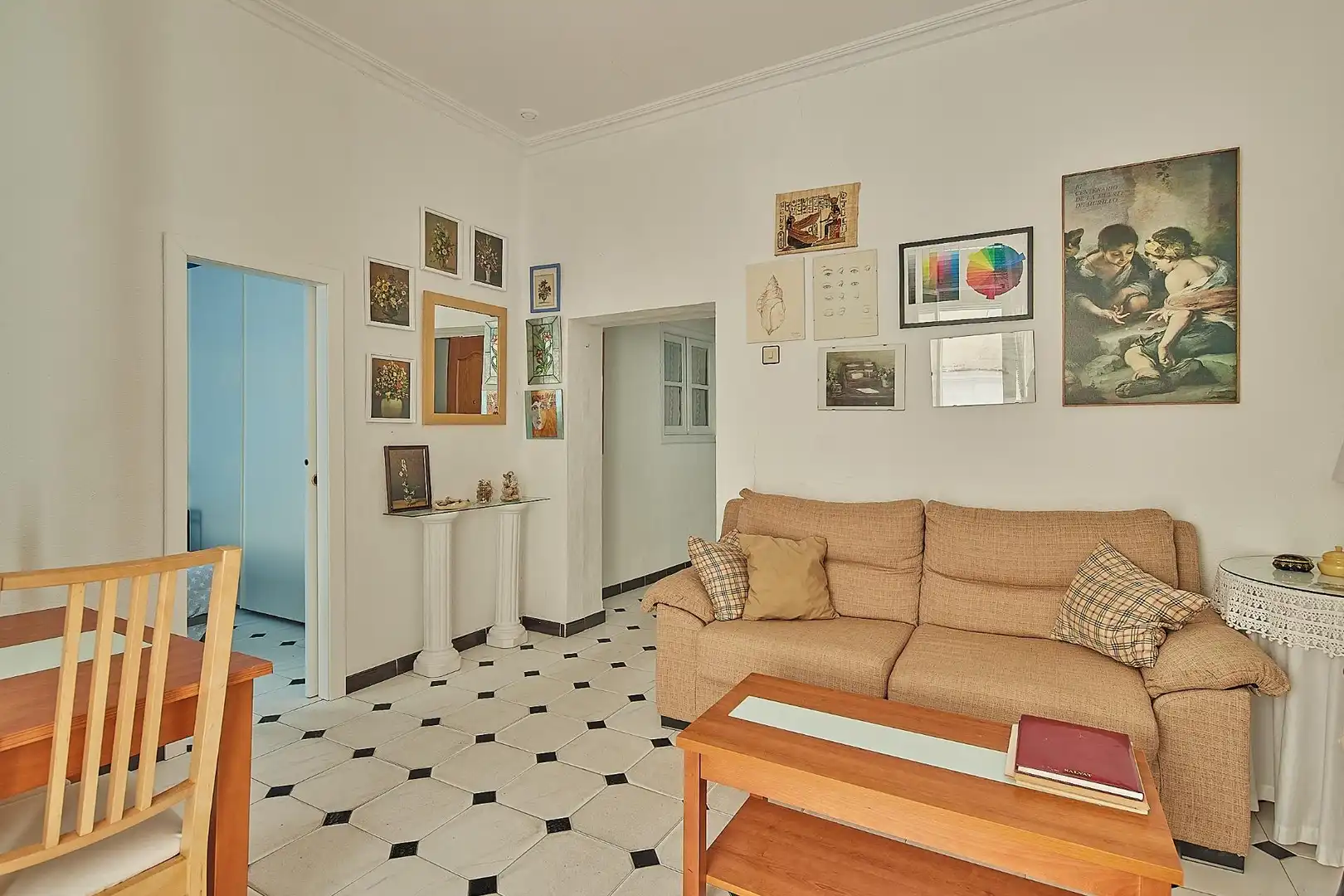 Wohnzimmer von Wohnung zum Verkauf in Cádiz mit Balkon