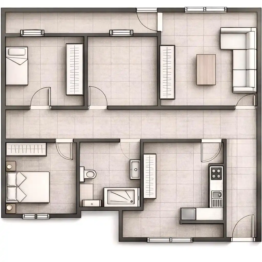 Flat for sale in Zaragoza  with Air Conditioner, Heating and Terrace