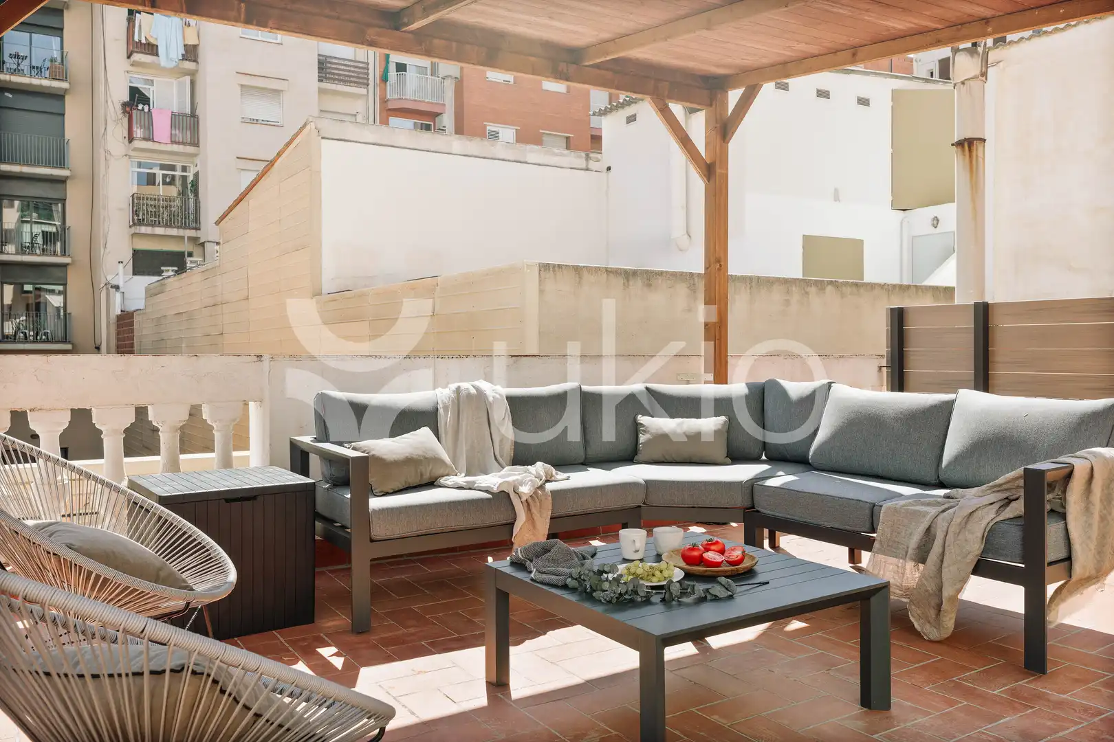 Terrace of Apartments for rent in Barcelona  with Air Conditioner, Heating and Terrace