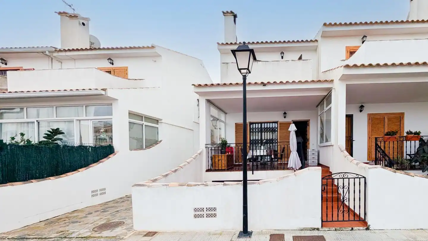 Exterior view of Detached homes for sale in Santa Pola  with Air Conditioner, Terrace and Swimming Pool