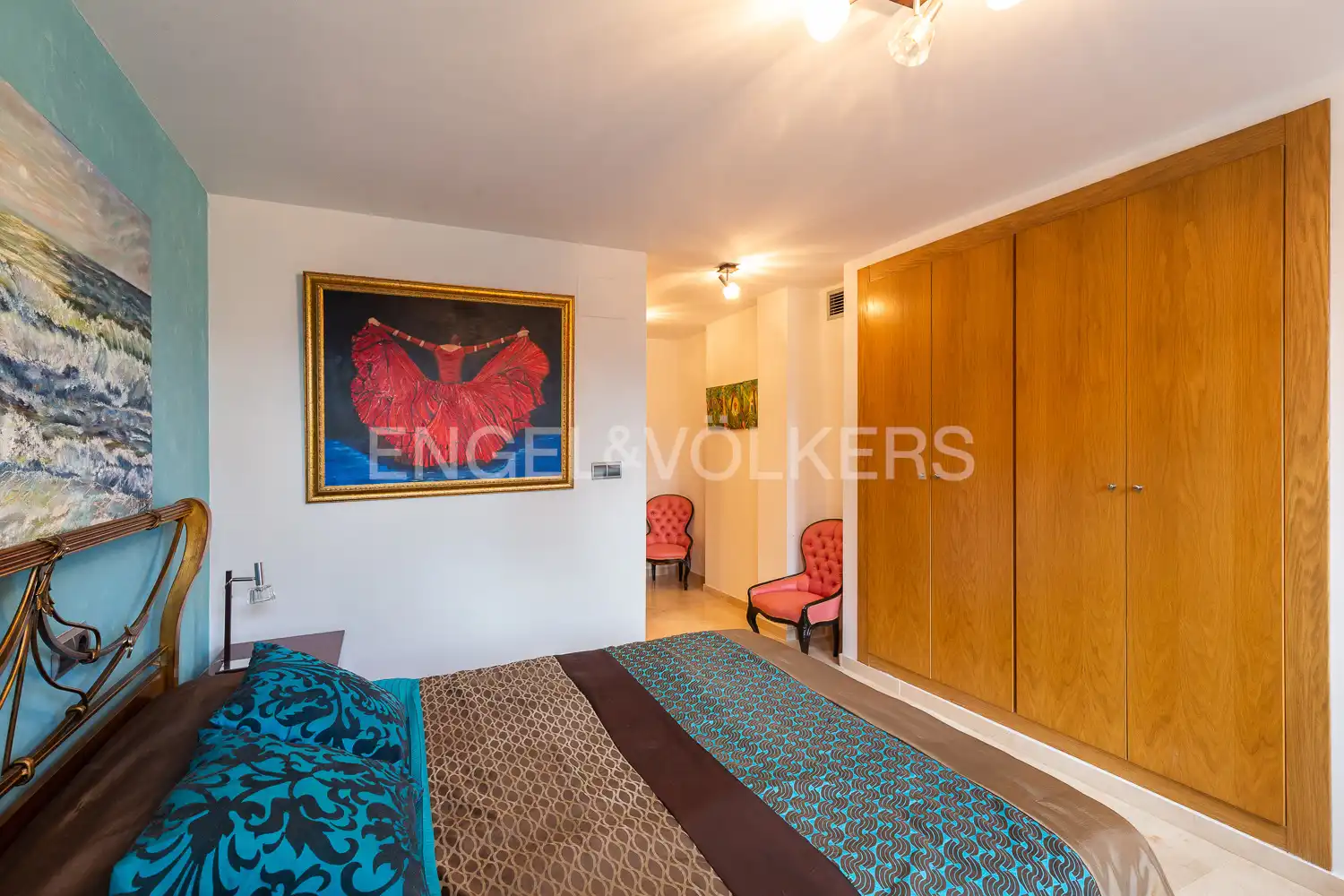 Habitación de Casa adosada en venta en Valencia con Aire acondicionado, Calefacción y Jardín privado