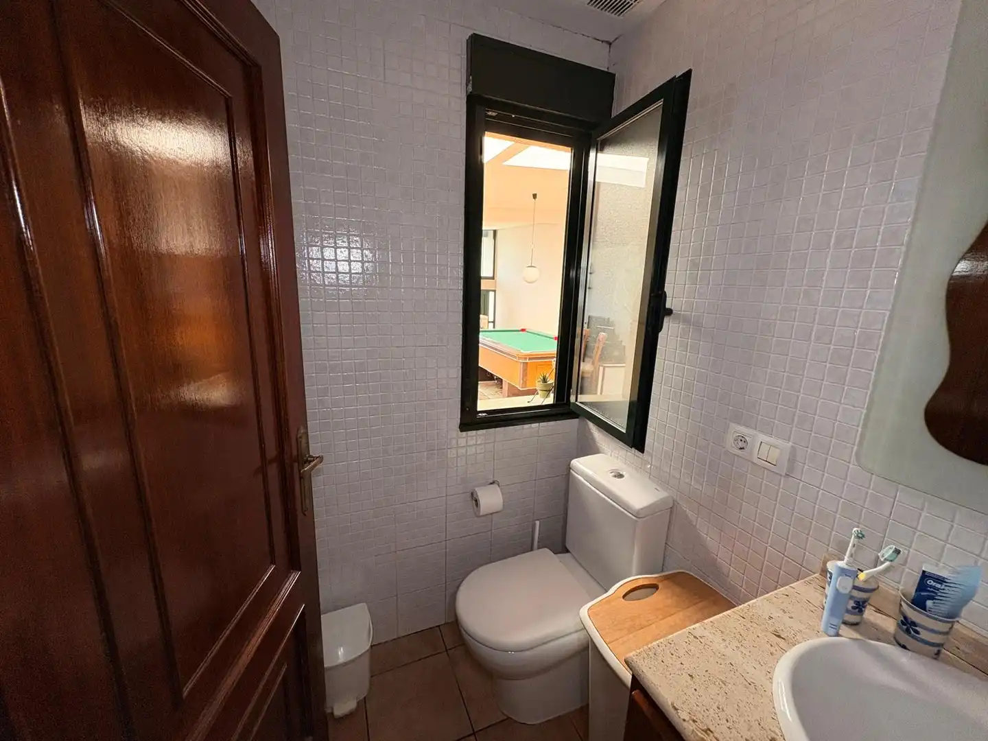 Baño de Casa o chalet en venta en Santiago de Compostela  con Calefacción, Jardín privado y Terraza