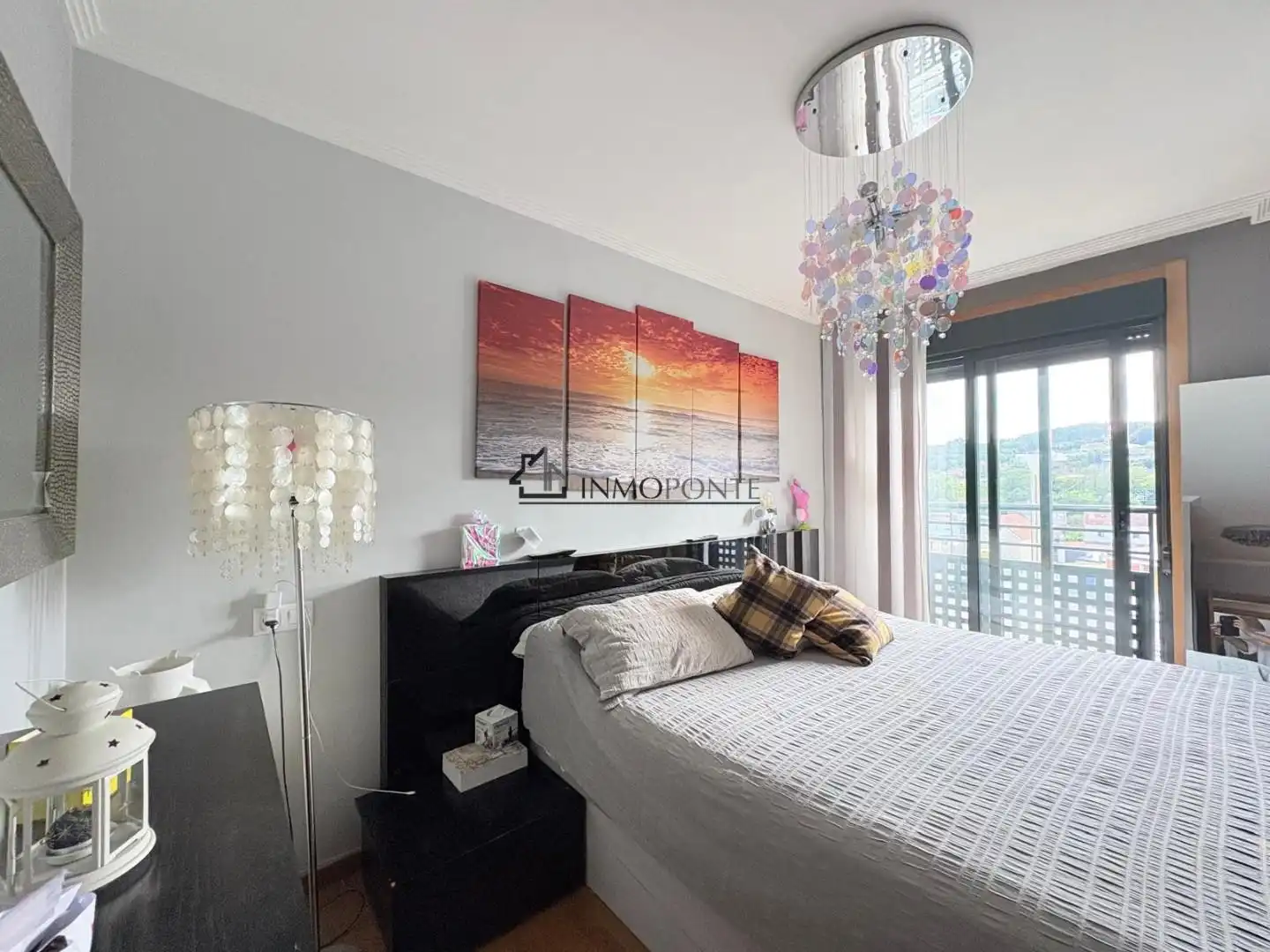 Bedroom of Flat for sale in Pontevedra Capital   with Heating, Storage room and Swimming Pool