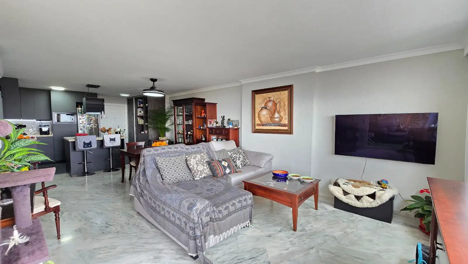 Living room of Flat for sale in Benalmádena  with Air Conditioner, Heating and Swimming Pool