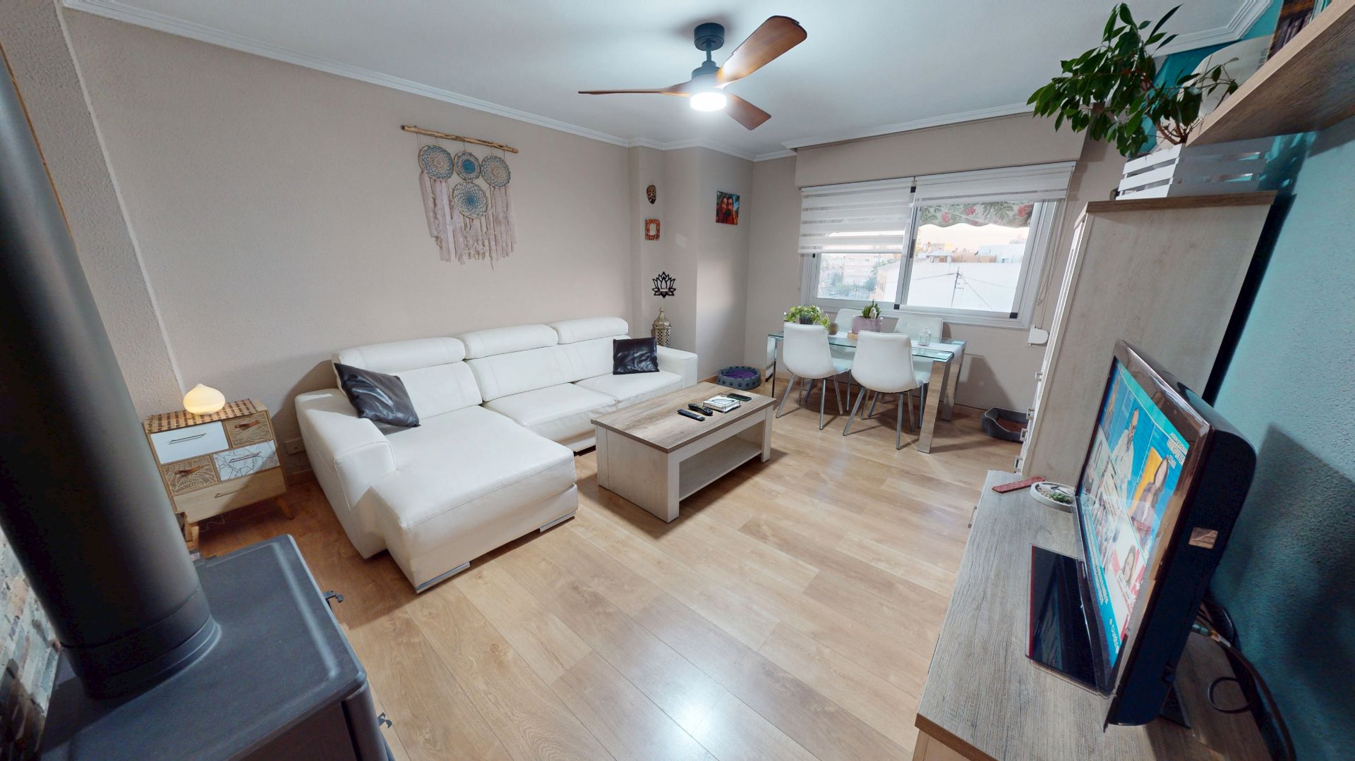 Sala de estar de Piso en venta en Mutxamel con Aire acondicionado y Balcón