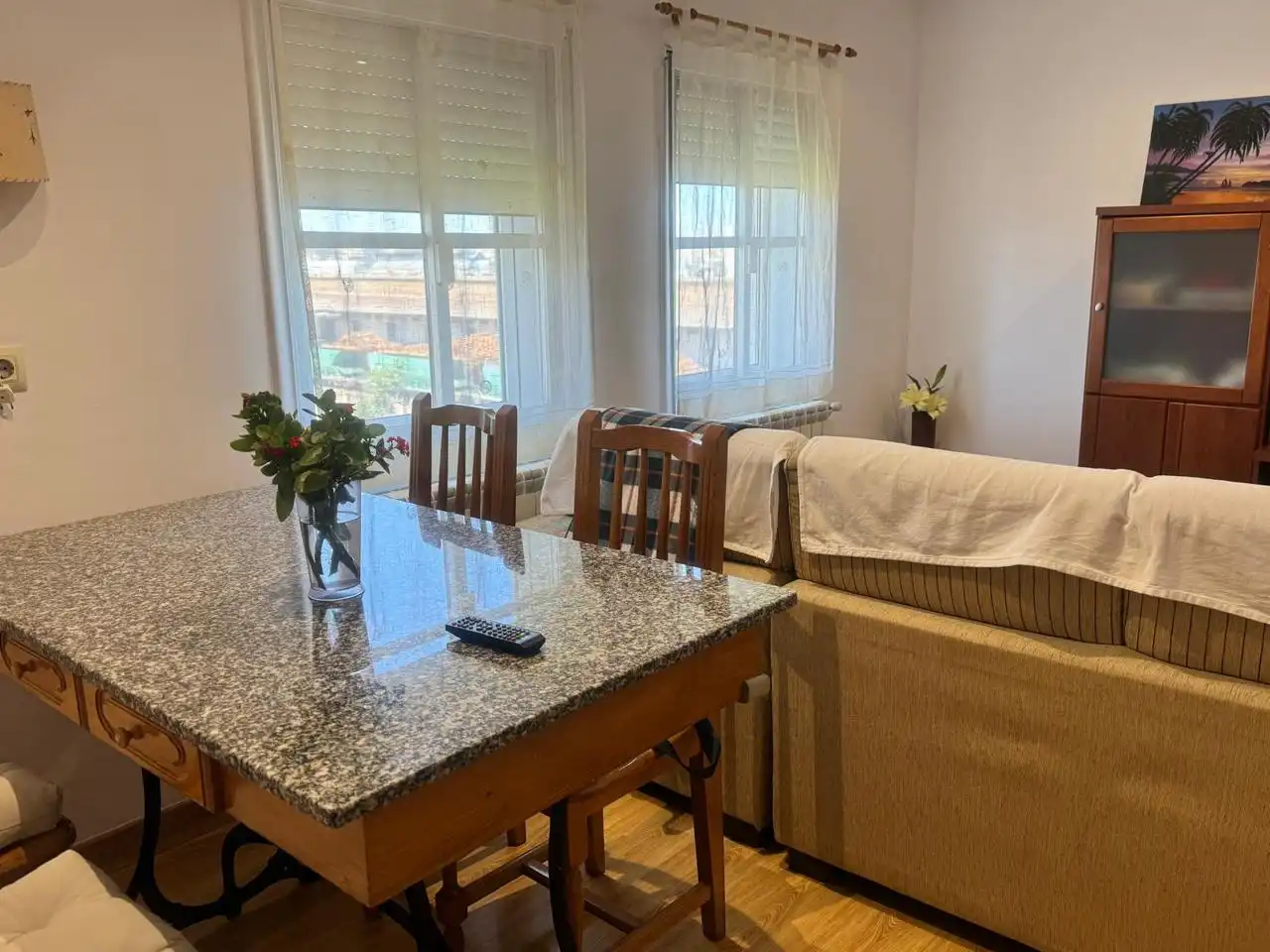 Dining room of Flat for rent in A Coruña Capital   with Heating and Furnished