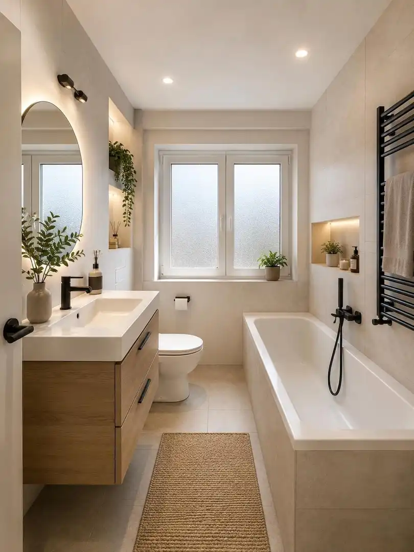 Baño de Piso en venta en Gijón  con Calefacción, Parquet y Terraza
