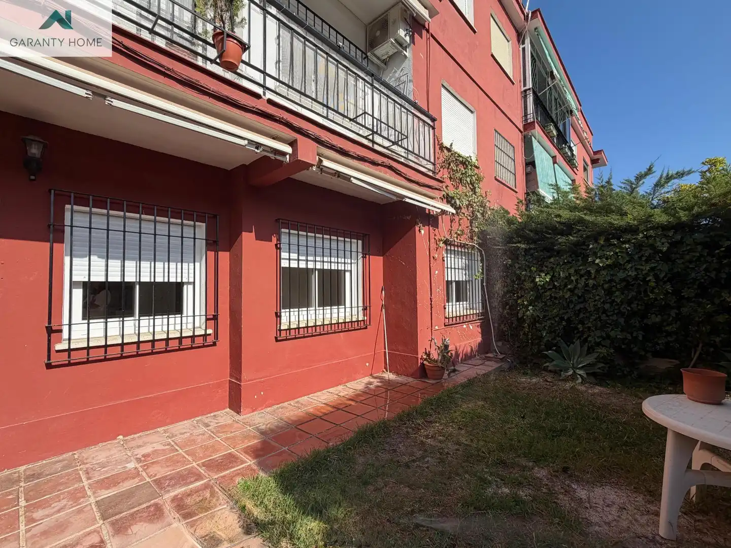 Vista exterior de Planta baja de alquiler en Málaga con Aire acondicionado, Jardín privado y Terraza