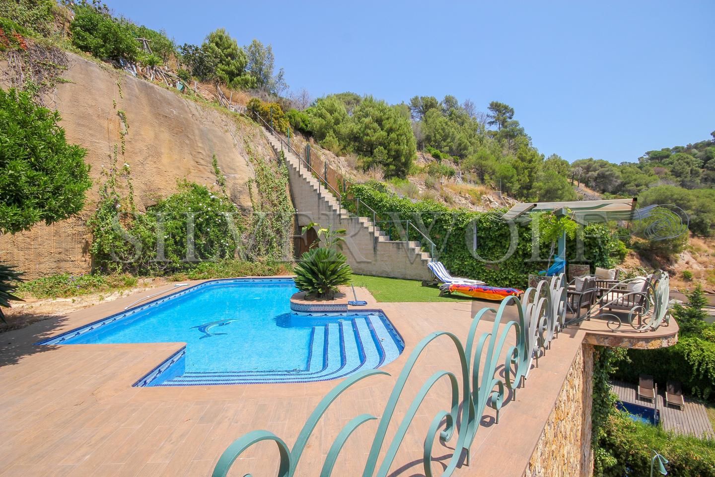 Piscina de Casa o xalet en venda en Sant Fost de Campsentelles amb Calefacció, Jardí privat i Terrassa