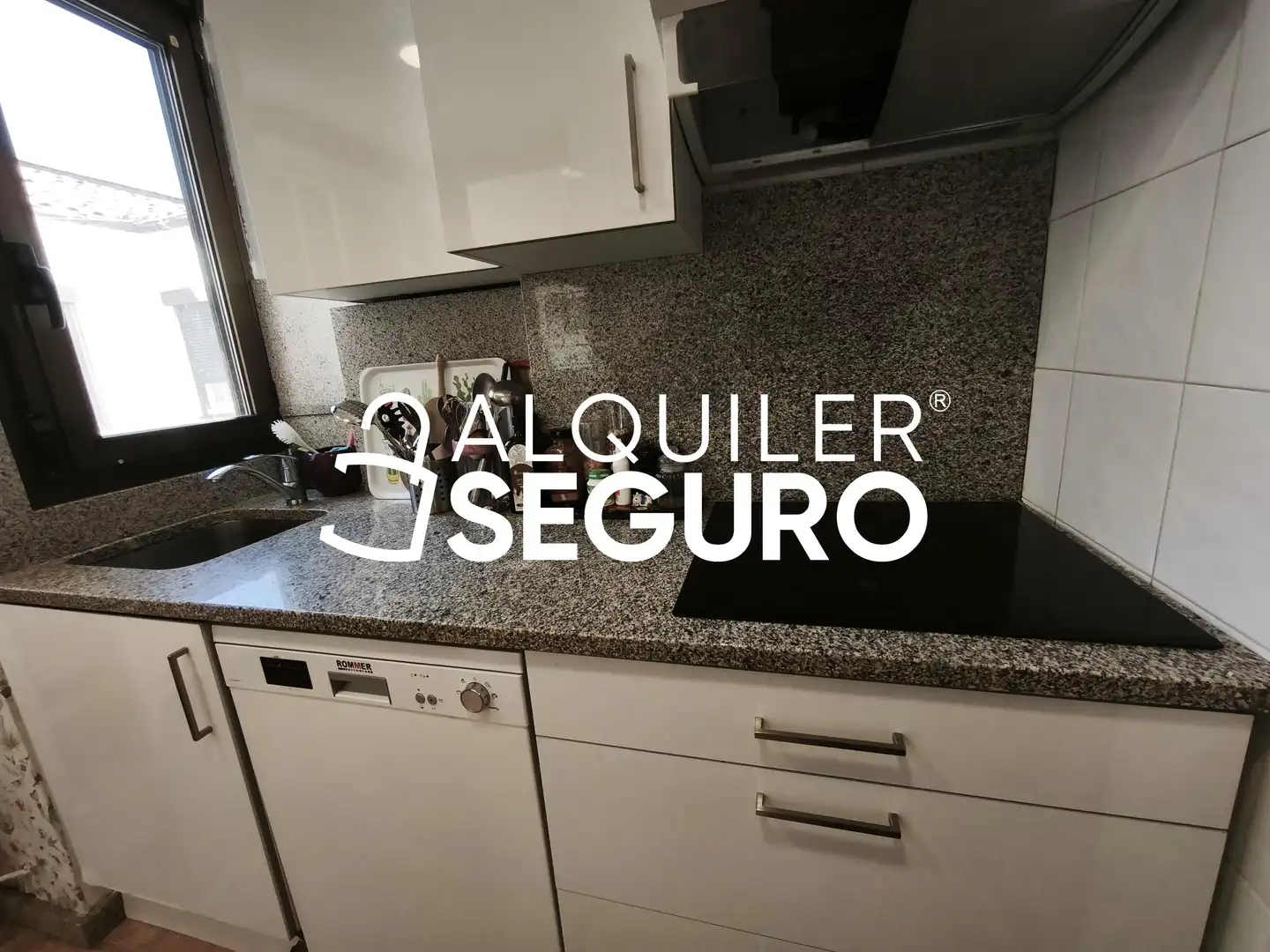 Cocina de Piso de alquiler en Zaragoza con Aire acondicionado y Calefacción