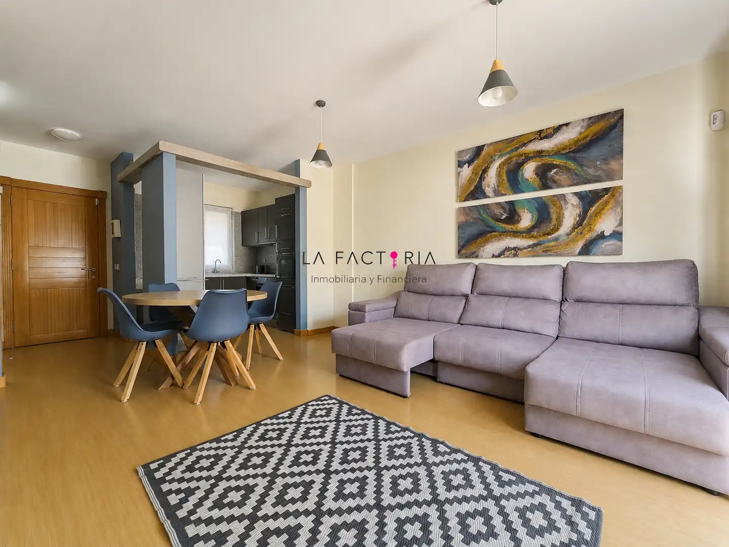 Sala de estar de Casa adosada en venta en San Miguel de Abona con Jardín privado, Parquet y Terraza