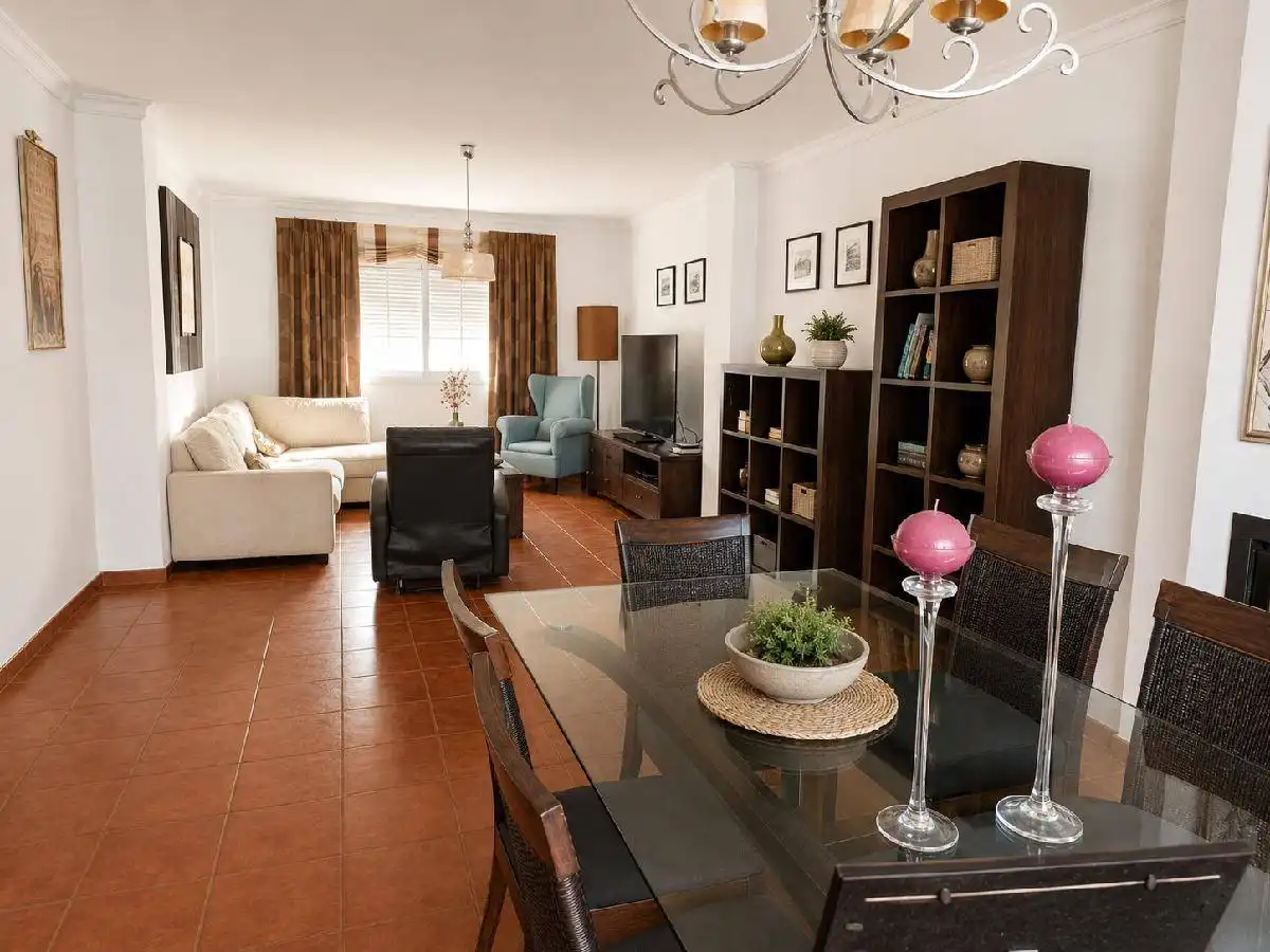 Living room of Houses for sale in Marbella  with Air Conditioner, Terrace and Storage room