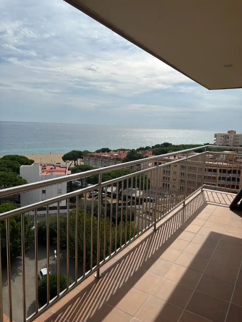 Terrassa de Apartament de lloguer en Castell d'Aro, Platja d'Aro i s'Agaró amb Moblat, Rentadora i Balcó