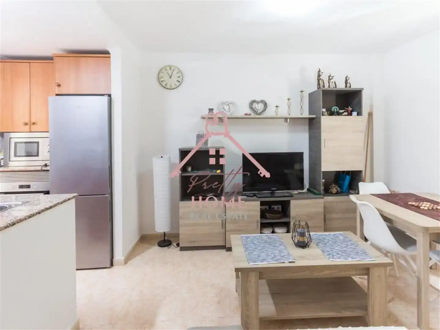 Living room of Flat for sale in Mazarrón  with Air Conditioner and Furnished