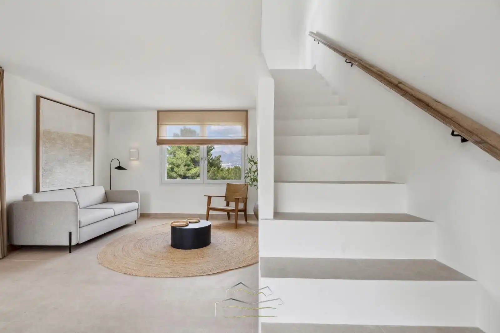 Sala de estar de Casa o chalet en venta en Jávea / Xàbia con Aire acondicionado, Calefacción y Jardín privado