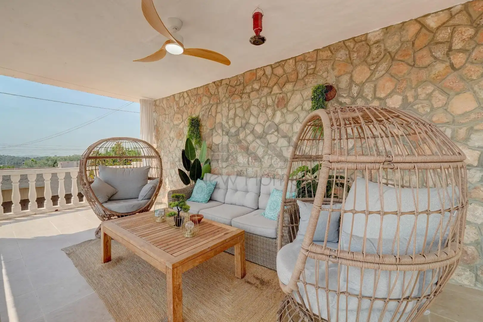 Terrace of Houses for sale in La Pobla de Vallbona  with Air Conditioner, Heating and Private garden