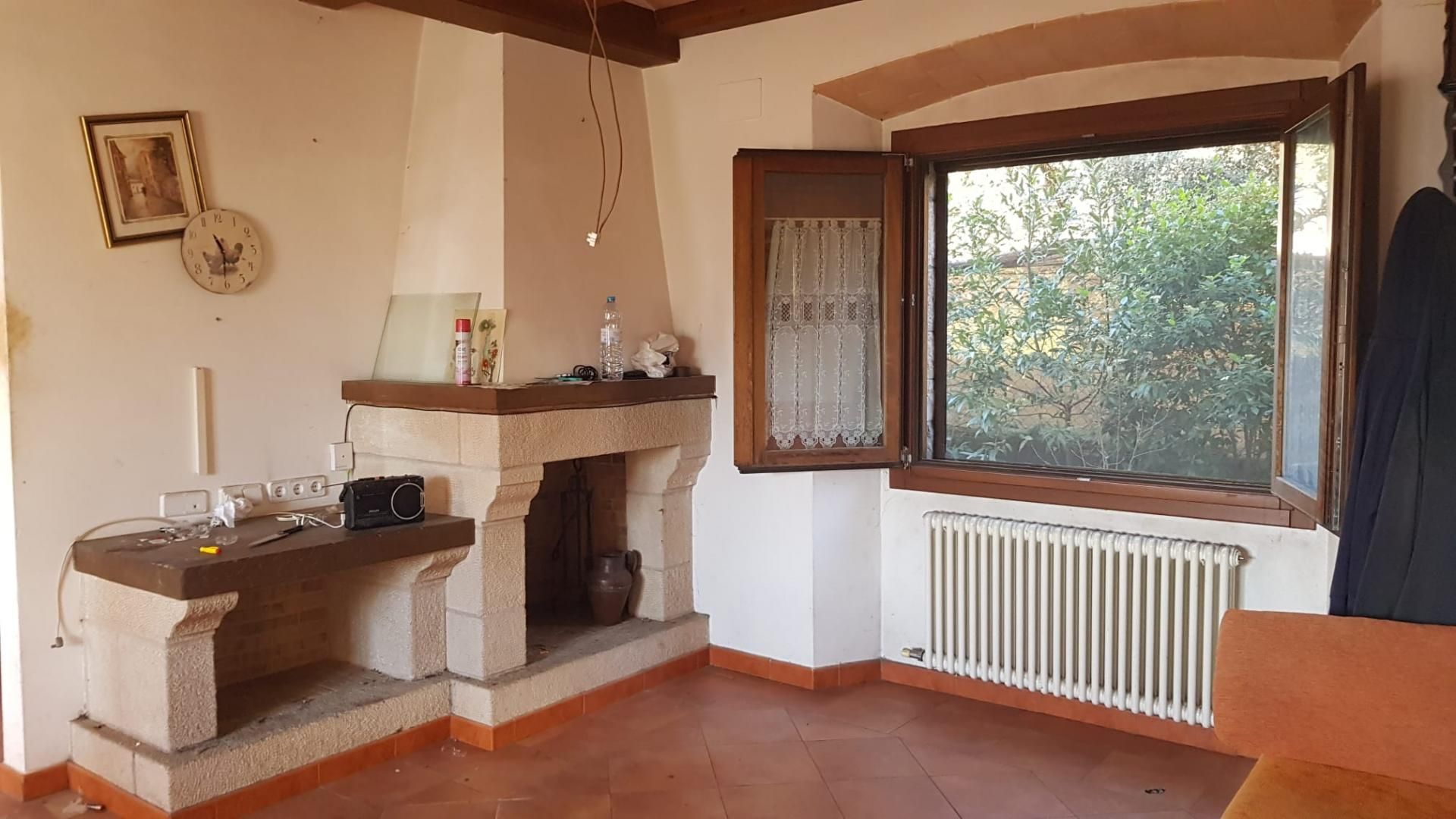 Sala d'estar de Casa o xalet en venda en Gualba amb Calefacció i Terrassa