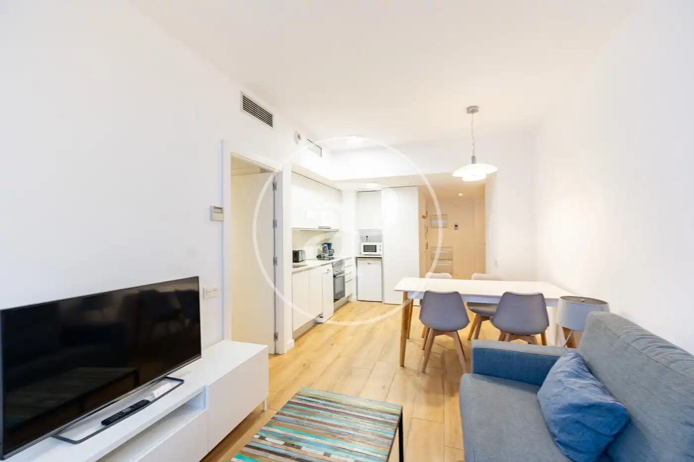 Living room of Flat for sale in Barcelona  with Air Conditioner, Heating and Community pool