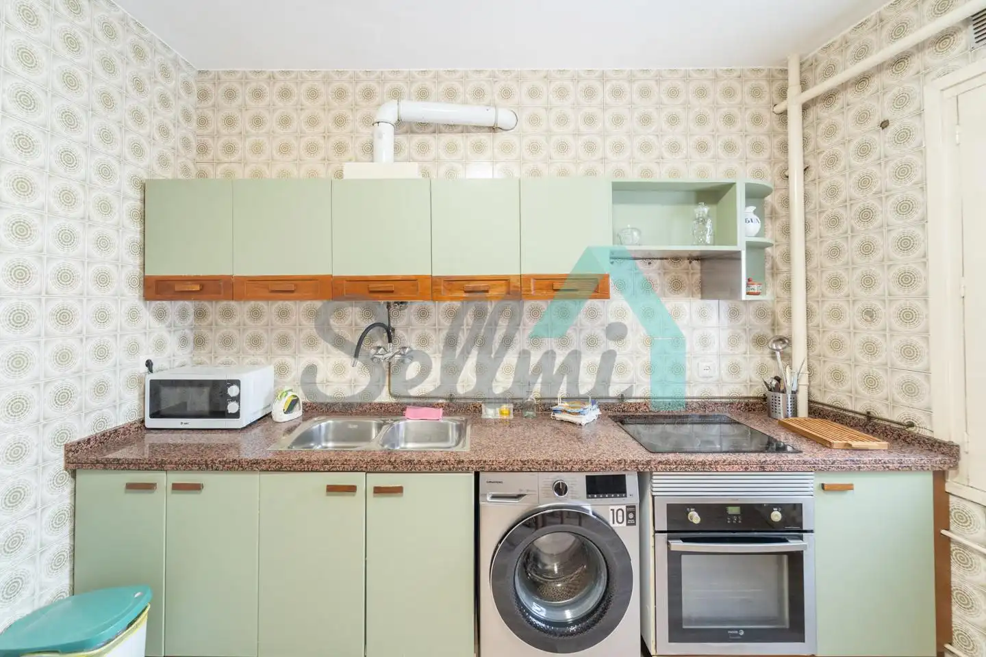 Küche von Wohnung zur untervermieten in Oviedo  mit Heizung, Parkett und Möbliert