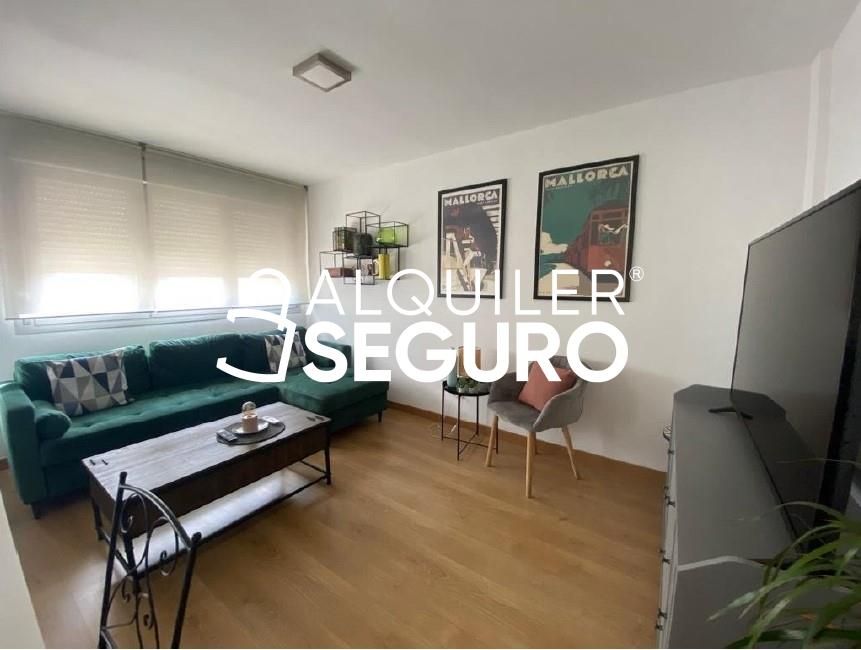 Living room of Flat to rent in  Palma de Mallorca  with Heating, Terrace and Furnished