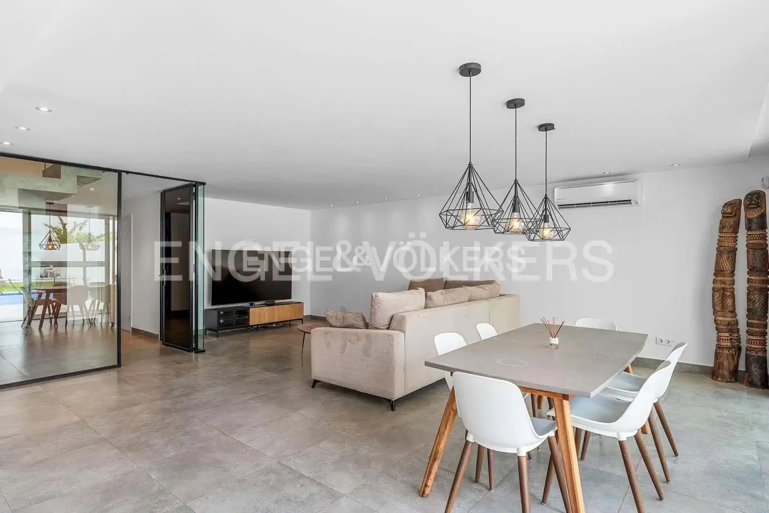 Sala de estar de Casa o chalet en venta en Arona con Aire acondicionado, Terraza y Piscina