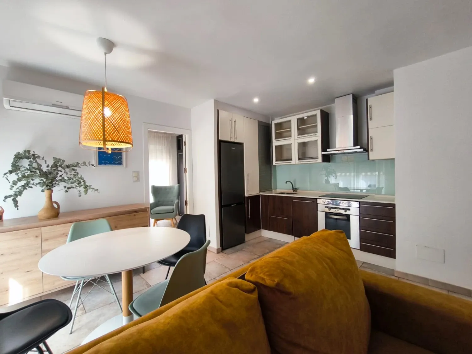 Cocina de Piso de alquiler en  Murcia Capital con Aire acondicionado, Calefacción y Trastero