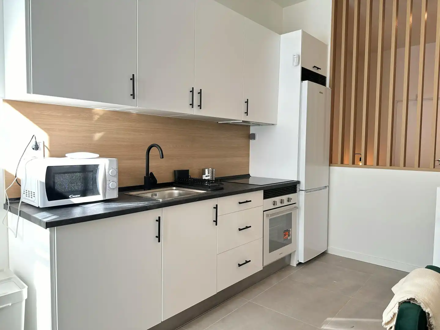 Küche von Wohnung zur Miete in Madrid mit Heizung, Möbliert und Waschmaschine