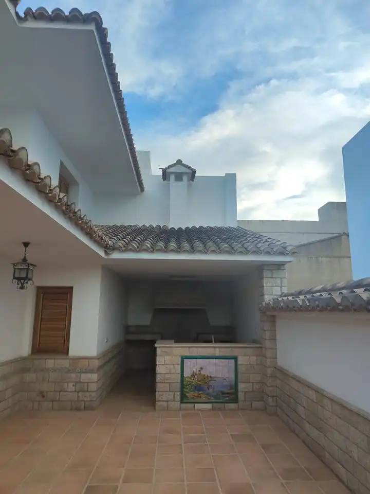 Vista exterior de Casa o chalet en venta en Favara con Jardín privado, Terraza y Piscina