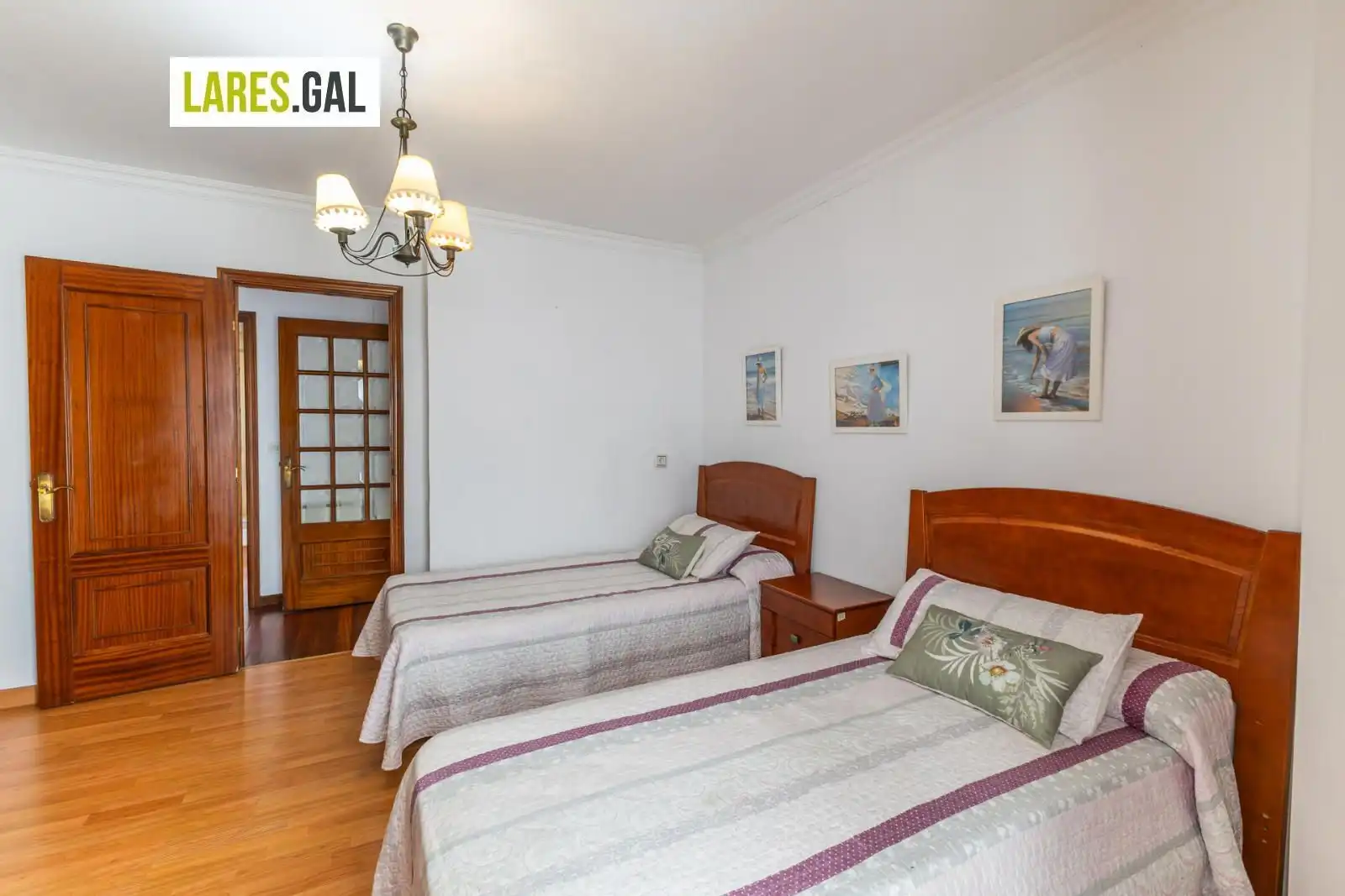 Schlafzimmer von Wohnung zum Verkauf in Cangas  mit Heizung und Terrasse