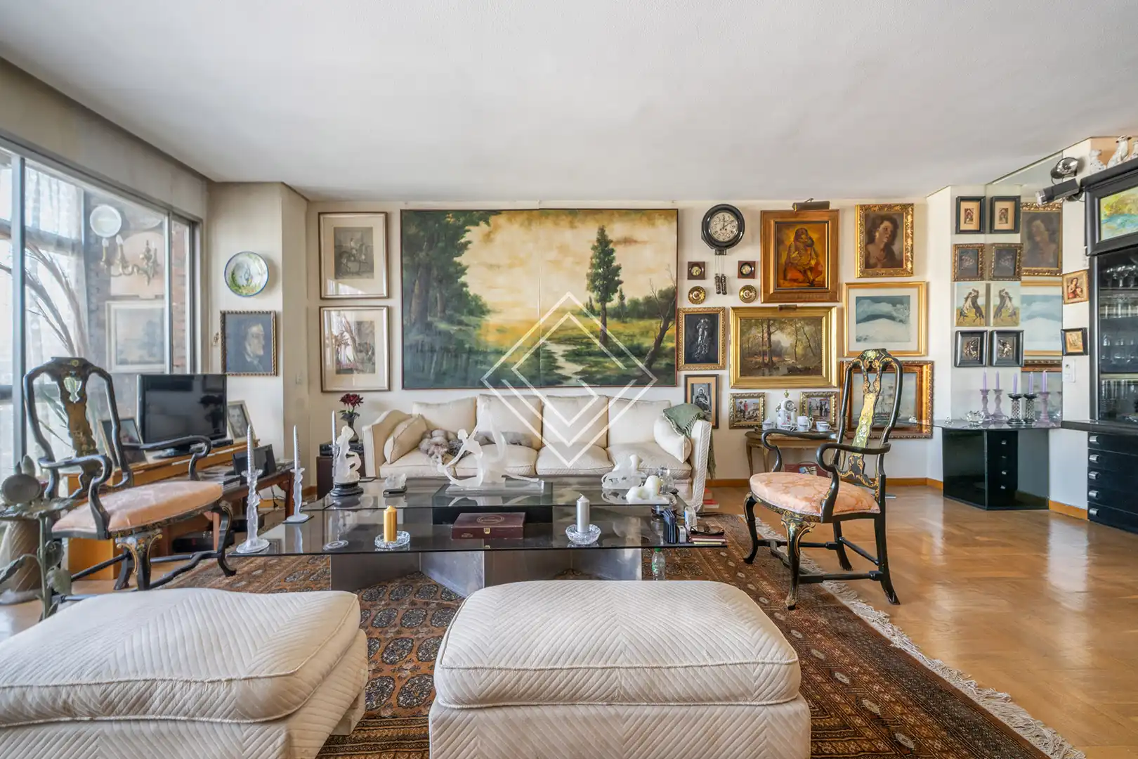 Living room of Attic for sale in Madrid  with Air Conditioner, Heating and Terrace