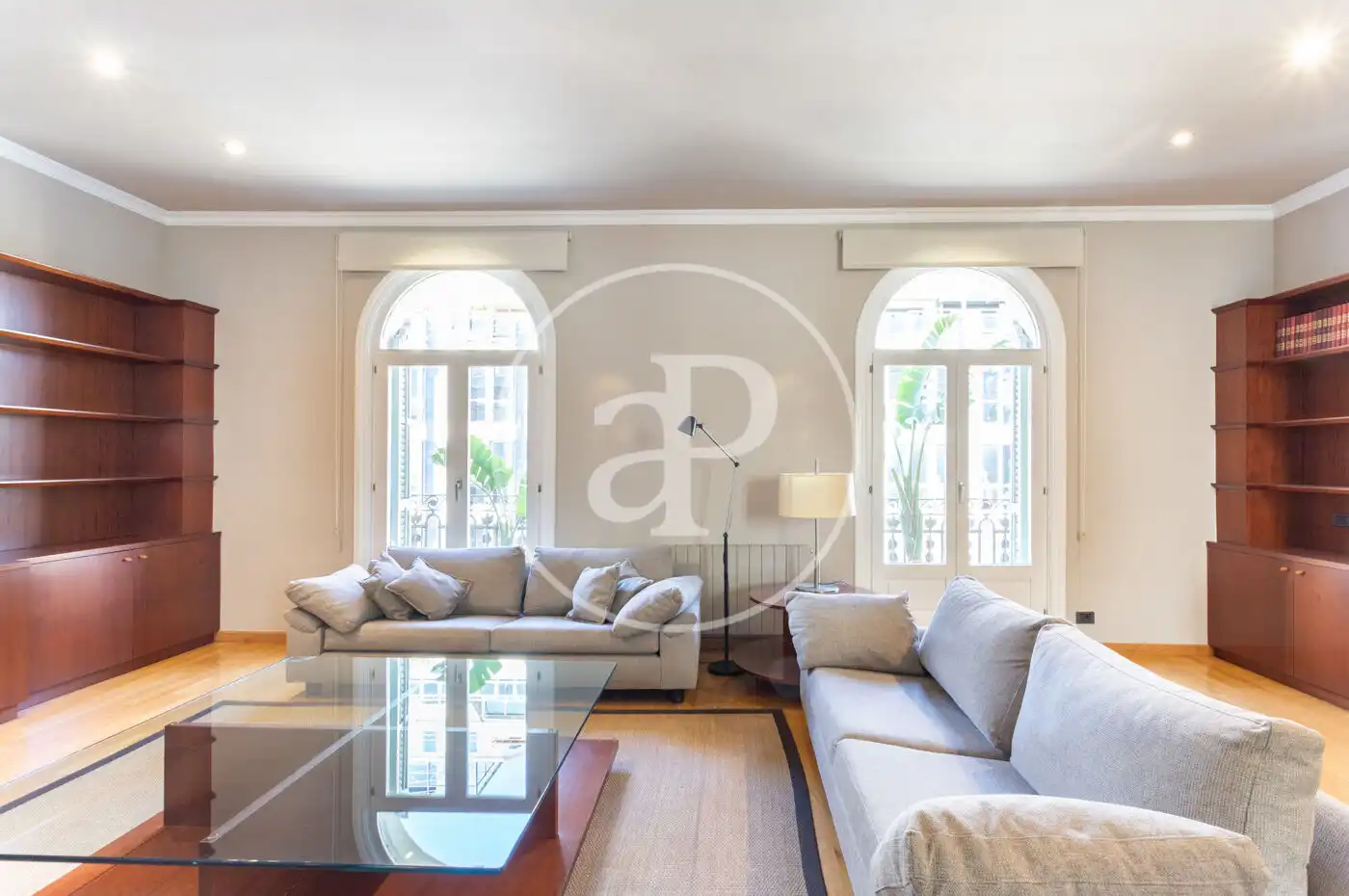 Living room of Flat for rent in Barcelona  with Air Conditioner, Heating and Terrace