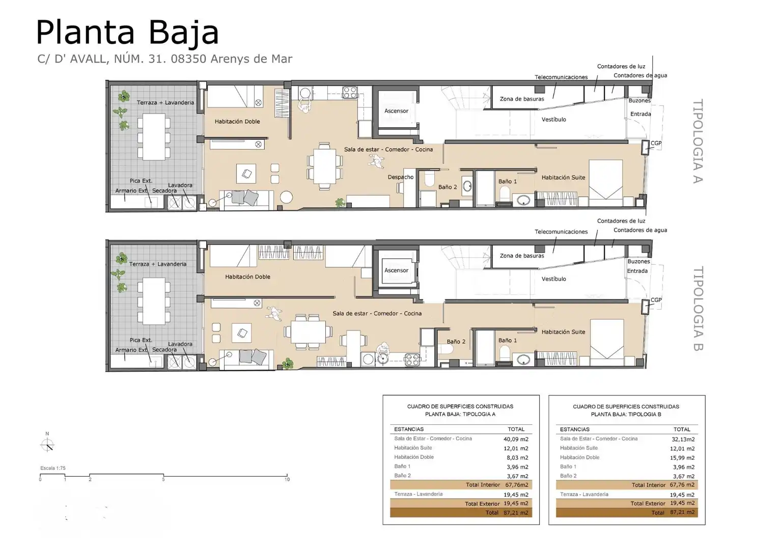Ground floor for sale in Arenys de Mar  with Heating, Terrace and Balcony