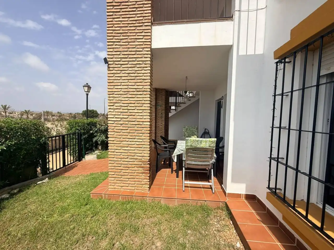 Terraza de Piso de alquiler en Vera con Aire acondicionado, Terraza y Piscina comunitaria