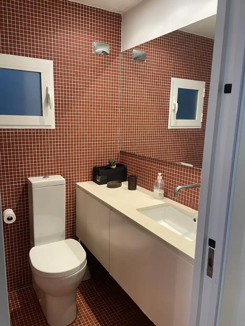 Baño de Apartamento de alquiler en Cullera con Parquet, Terraza y Amueblado