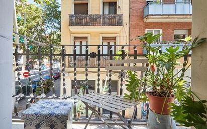 Terrasse von Wohnung zum verkauf in  Barcelona Capital mit Balkon