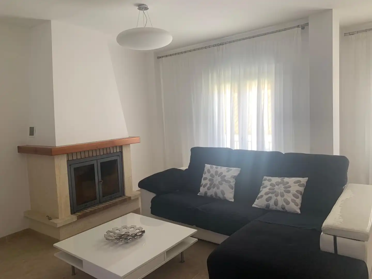 Wohnzimmer von Wohnung zur Miete in Málaga Capital mit Klimaanlage und Balkon