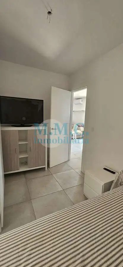 Schlafzimmer von Wohnung zur Miete in Roquetas de Mar mit Klimaanlage, Terrasse und Möbliert