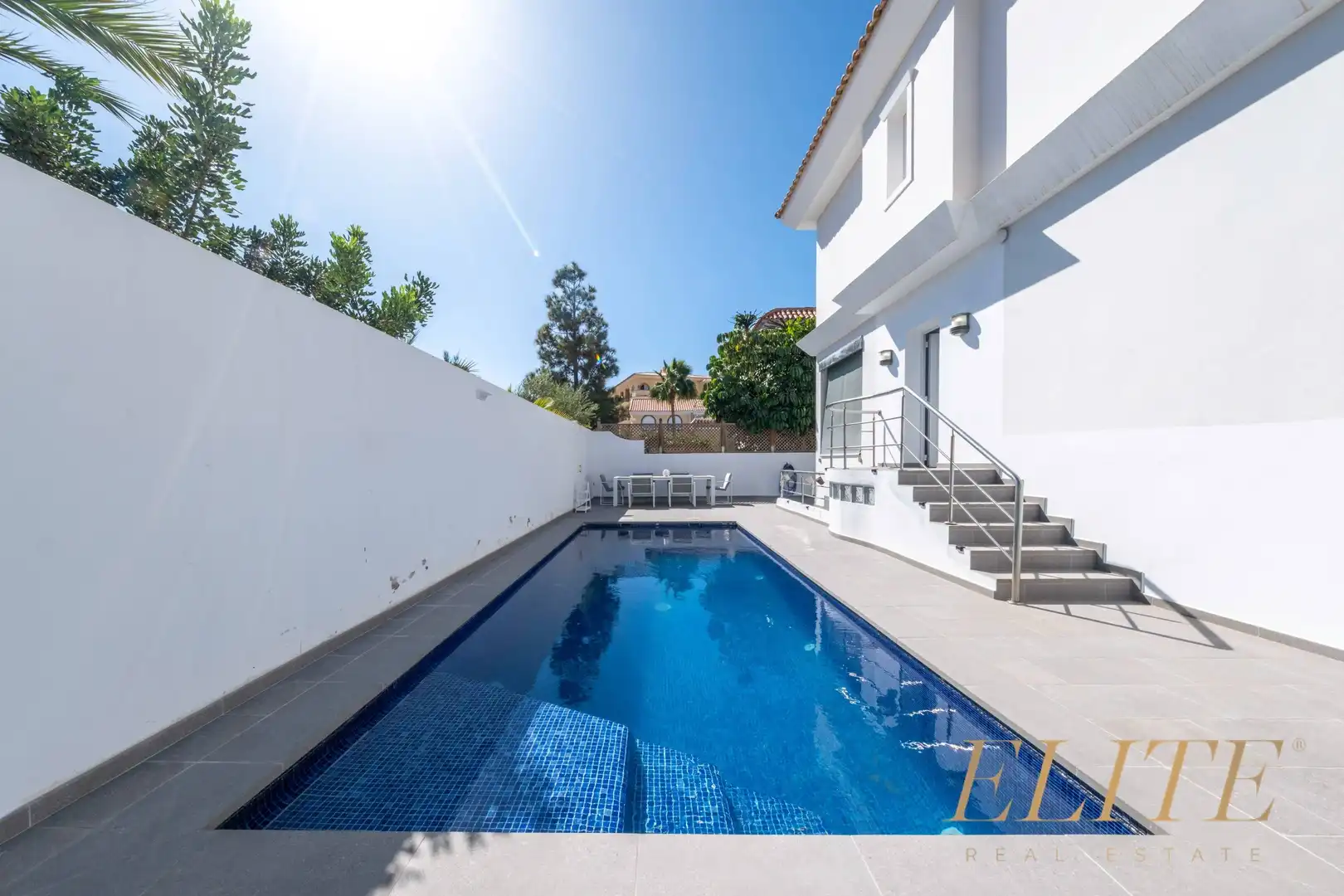 Piscina de Casa adosada en venta en San Bartolomé de Tirajana con Aire acondicionado, Jardín privado y Terraza