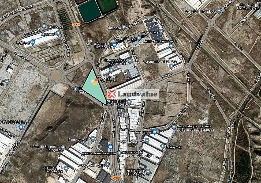 Fabrik Grundstücke zum Verkauf in Zaragoza
