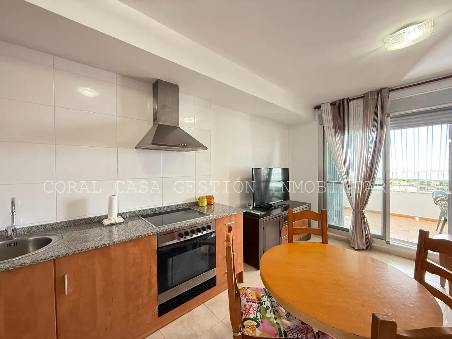 Cocina de Apartamento en venta en Chilches / Xilxes con Aire acondicionado, Calefacción y Terraza