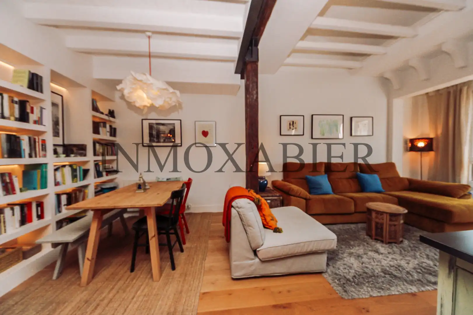 Sala de estar de Dúplex en venta en Bilbao  con Calefacción, Amueblado y Horno